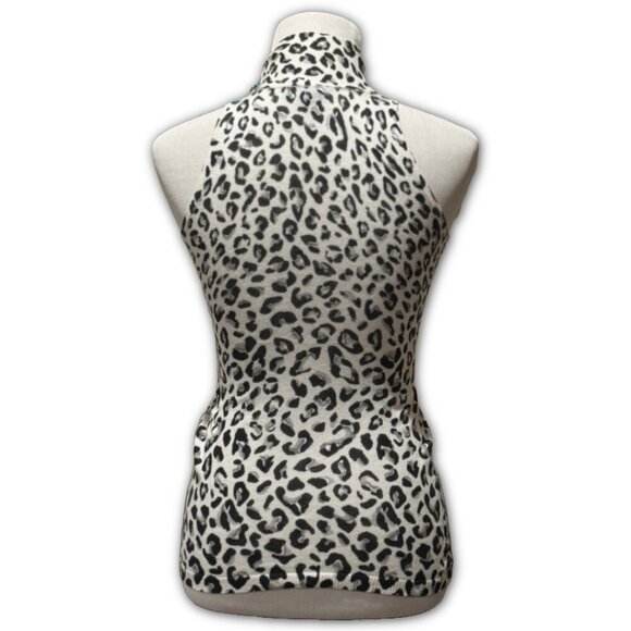WHBM Turtle Neck Tank Top - Leopard Print Size XXS - Picture 3 of 6